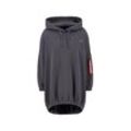 Sweater ALPHA INDUSTRIES "Alpha Industries Women - Dresses X-Fit Label OS Dress Wmn" Gr. M, grau (vintage grey) Damen Sweatshirts