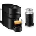 Nespresso Vertuo Pop Liquorice Black & Aeroccino 3 schwarz Vertuo Kaffeemaschine