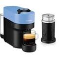 Nespresso Vertuo Pop Pacific Blue & Aeroccino 3 schwarz Vertuo Kaffeemaschine