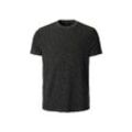 LIVERGY® Herren Frottee-T-Shirt, leger geschnitten, dunkelgrau