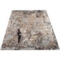 Teppich OCI DIE TEPPICHMARKE "Juwel Liray" Teppiche Gr. B/L: 200 cm x 250 cm, 20 mm, 1 St., beige (beige, braun) Esszimmerteppiche Kurzflor, Wohnzimmer, Marmor Optik, Hoch Tief Effekt