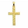 Kette mit Anhänger ADELIA´S "333 Gold Kreuz Anhänger" Halsketten Gr. Gelbgold 333, goldfarben (gold) Damen Schmuckset - Set mit Halskette