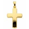 Ketten-Anhänger ADELIA´S "585 Gold Kreuz Anhänger", gold, Schmuckanhänger, Damen, Damen, Gelbgold 585, Goldschmuck für Damen & Herren