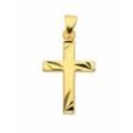 Ketten-Anhänger ADELIA´S "585 Gold Kreuz Anhänger", gold, Schmuckanhänger, Damen, Damen, Gelbgold 585, Goldschmuck für Damen & Herren