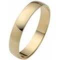 Trauring FIRETTI "Schmuck Geschenk Gold 375 Hochzeit Ehering "LIEBE" Sterne" Gr. 16,5, gold (gelbgoldfarben), Fingerringe, 16,5, ohne Brillanten, Gelbgold 375, 4mm, Made in Germany, wahlweise mit oder ohne Brillanten