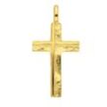 Ketten-Anhänger ADELIA´S "585 Gold Kreuz Anhänger", gold, Schmuckanhänger, Damen, Gelbgold 585, Goldschmuck für Damen & Herren