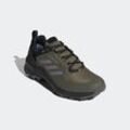 Wanderschuh ADIDAS TERREX "TERREX SWIFT R3 GORE-TEX" Gr. 42, grün (focus olive, grey three, core black) Schuhe wasserdicht