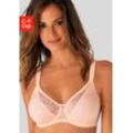 Minimizer-BH NUANCE, Damen, Gr. 100, Cup F, beige (puder), Microtouch, Obermaterial: 85% Polyamid, 15% Elasthan, feminin, eng, BHs, mit Bügel und leicht wattierten Trägern