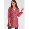 Lederjacke MAZE Gr. L, rot Damen Jacken im Trenchcoat-Look