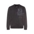 Camp David Pullover Herren Baumwolle, schwarz