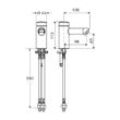 Schell SC HD-M Standventil Petit Selbstschluss, Mischwasser, Chrom 021510699