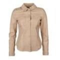 Maze Lederjacke Damen, sand