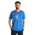 Icebreaker Merino Tech Lite II T-Shirt Skiing Yeti - Mann - Lazurite - Größe XXL