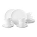 Seltmann Weiden Kaffeeservice Liberty Weiß 18er Set