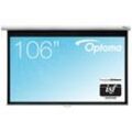 Optoma DS-9106MGA Manuelle Pull Down Beamer Leinwand, 16:9, (106") 268 cm