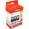 3 Canon Tinten 5224B015 Photo Value Pack 2 x PG-540L + 1 x CL-541XL 4-farbig + Papier