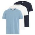 3 Herren T-Shirts unifarben