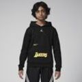 Los Angeles Lakers Courtside Statement Edition Jordan NBA-Fleece-Hoodie für ältere Kinder - Schwarz