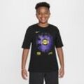 Los Angeles Lakers Courtside Nike NBA Max90 T-Shirt (ältere Kinder, Jungen) - Schwarz