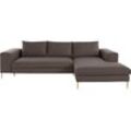 Polsterecke OTTO PRODUCTS "Finnja, L-Form", braun, B:277cm H:83cm T:170cm, Struktur fein: aus recycleten PET-Flaschen (100% PES), Sofas, XXL-Ecksofa
