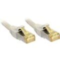 47263 RJ45 Netzwerkkabel, Patchkabel cat 6a (Rohkabel cat 7) s/ftp 1.50 m Grau mit Rastnasensc - Lindy