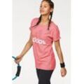 adidas Performance T-Shirt »ESSENTIALS LINEAR LOOSE TEE«, rosa, Gr.L