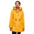 Outdoorjacke NAVAHOO "Deike" Gr. S (36), braun (bernsteinfarben) Damen Jacken modischer Outdoor Regenmantel