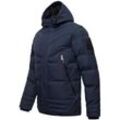 Steppjacke STONE HARBOUR "Romaan" Gr. XXL (56), blau (navy) Herren Jacken gesteppte Winterjacke mit Kapuze