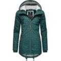 Winterjacke RAGWEAR "Zuzka Winter" Gr. S (36), grün (tannengrün) Damen Jacken stylischer Winterparka mit Teddyfleece Innenfutter