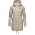 Winterjacke RAGWEAR "Tunned" Gr. L (40), beige, Damen, Außenmaterial: 100% Polyester, Innenfutter: 100% Polyester, Wattierung: 100% Polyester, Jacken, stylischer Winterparka mit Teddyfell Innenfutter