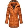 Steppmantel NAVAHOO "Daliee" Gr. L (40), braun (zimt) Damen Mäntel Übergangsmäntel Stylischer Winterparka mit abnehmbarer Kapuze