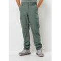 Trekkinghose JACK WOLFSKIN "BARRIER PANT M", Herren, Gr. 46, Normalgrößen, grün (hedge, grün), OBERSTOFF: 46% POLYAMID, 27% LYOCELL, 27% VISKOSE; Futter: 100% POLYESTER, Hosen