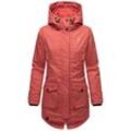 Parka NAVAHOO "Brinjaa" Gr. M (38), rosa (altrosa), Damen, Obermaterial: 65% Polyester, 35% Baumwolle, Futter: 100% Polyester, Wattierung: 100% Polyester, Ärmelfutter: 100% Polyester, Jacken, Modischer Winter Kurzmantel mit zahlreichen Taschen