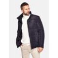 Steppjacke CABANO "Stepp-Blouson", Herren, Gr. 24, blau (dunkelblau), 100% Polyester, unifarben, klassisch, kurz, Langarm, Jacken, mit daunenweicher Wattierung