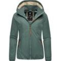 Winterjacke RAGWEAR "Dizzie Winter" Gr. M (38), grün (tannengrün) Damen Jacken wasserdichte Outdoorjacke mit Kapuze für den Winter