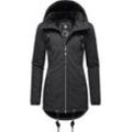 Winterjacke RAGWEAR "Zuzka Winter" Gr. L (40), gelb (shadow) Damen Jacken stylischer Winterparka mit Teddyfleece Innenfutter