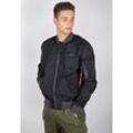 Bomberjacke ALPHA INDUSTRIES "Alpha Industries Men - Bomber Jackets MA-1 TTC" Gr. L, schwarz (black) Herren Jacken