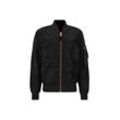 Bomberjacke ALPHA INDUSTRIES "Alpha Industries Men - Bomber Jackets MA-1 VF LW" Gr. L, schwarz (schwarz, copper) Herren Jacken