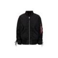 Bomberjacke ALPHA INDUSTRIES "Alpha Industries Women - Bomber Jackets CWU MA-1 Wmn" Gr. L/XL, schwarz Damen Jacken