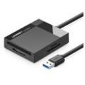 SD-/Micro-SD-/CF-/MS-Speicherkartenleser, usb 3.0-Stecker 1 m – schwarz