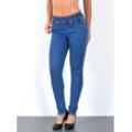 ESRA Stretch-Jeans J440 Damen High Waist Skinny Jeans