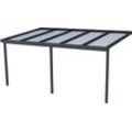 Terrassendach GUTTA "Premium", grau (anthrazit), B:510cm T:306cm, Aluminium, Polycarbonat (PC), Terrassenüberdachungen, BxT: 510x306 cm, Dach Polycarbonat klar