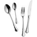 Besteck-Set MULEX "Chippendale", silber (edelstahlfarben), 60 tlg., Edelstahl 18/0, Essbesteck-Sets, hochglanzpoliert