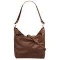 Shopper SAMANTHA LOOK, Damen, Gr. B/H/T: 39cm x 31cm x 13cm onesize, braun, Leder, Reptilienprägung, Taschen, echt Leder, Made in Italy