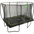 Gartentrampolin EXIT "Silhouette", schwarz, Trampoline, Kinder, B: 214cm, BxT: 214x305 cm, mit Sicherheitsnetz