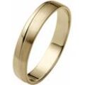 Trauring FIRETTI "Schmuck Geschenk Gold 375 Hochzeit Ehering "LIEBE"" Gr. 16,5, gold (gelbgoldfarben), Fingerringe, 16,5, ohne Brillanten, Gelbgold 375, 4mm, Made in Germany, wahlweise mit oder ohne Brillanten