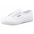 Sneaker SUPERGA "Cotu Classic" Gr. 36, weiß (weiß, reinweiß) Schuhe mit klassischem Canvas-Obermaterial