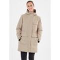 Parka WHISTLER "Siberia", Damen, Gr. 36, beige (hellbeige), 100% Polyester, unifarben, casual, lang, Rundhals, Langarm, Jacken, in wind- und wasserdichter Qualität