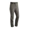 Funktionshose MAIER SPORTS "Nil", Herren, Gr. 102, Langgrößen, braun (schlamm), 90% Polyamid, 10% Elasthan, Hosen, Herren Wanderhose, atmungsaktive Outdoor-Hose mit Roll up Funktion