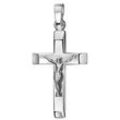 Ketten-Anhänger FIRETTI "Schmuck Geschenk Silber 925 Halsschmuck Anhänger Kreuz" Schmuckanhänger Gr. Silber 925 (Sterlingsilber), 2,1 g, silberfarben Damen Made in Germany